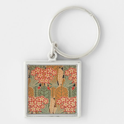 Art Nouveau Pattern #1 op Emporio Moffa Sleutelhanger (Voorkant)
