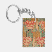 Art Nouveau Pattern #1 op Emporio Moffa Sleutelhanger (Voorkant Links)