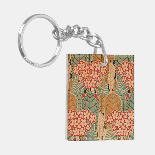 Art Nouveau Pattern #1 op Emporio Moffa Sleutelhanger (Voorkant Links)