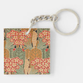 Art Nouveau Pattern #1 op Emporio Moffa Sleutelhanger (Achterkant)