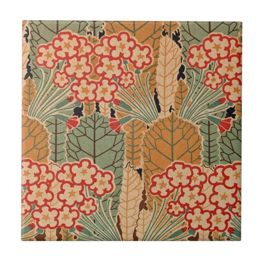 Art Nouveau Pattern #1 op Emporio Moffa Tegeltje (Voorkant)