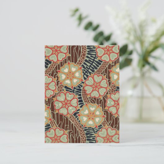 Art Nouveau Pattern #2 op Emporio Moffa Briefkaart (Staand voorkant)