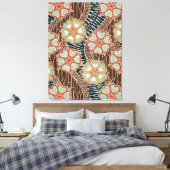 Art Nouveau Pattern #2 op Emporio Moffa Canvas Afdruk (Insitu (Slaapkamer))