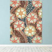 Art Nouveau Pattern #2 op Emporio Moffa Canvas Afdruk (Insitu (Houten vloer))