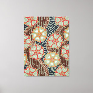 Art Nouveau Pattern #2 op Emporio Moffa Canvas Afdruk