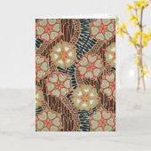 Art Nouveau Pattern #2 op Emporio Moffa Kaart (Gele Bloem)