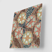 Art Nouveau Pattern #2 op Emporio Moffa Vierkante Klok (Hoek)
