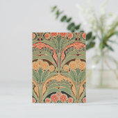 Art Nouveau Pattern #3 op Emporio Moffa Briefkaart (Staand voorkant)
