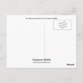 Art Nouveau Pattern #3 op Emporio Moffa Briefkaart (Achterkant)