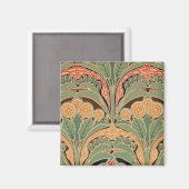 Art Nouveau Pattern #3 op Emporio Moffa Magneet (Voorkant / Achterkant)