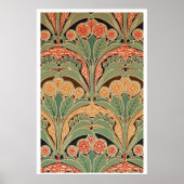 Art Nouveau Pattern #3 op Emporio Moffa Poster (Voorkant)