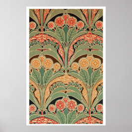 Art Nouveau Pattern #3 op Emporio Moffa Poster