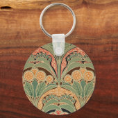 Art Nouveau Pattern #3 op Emporio Moffa Sleutelhanger (Voorkant)