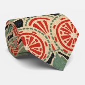 Art Nouveau Pattern #3 op Emporio Moffa Stropdas (Opgerold)