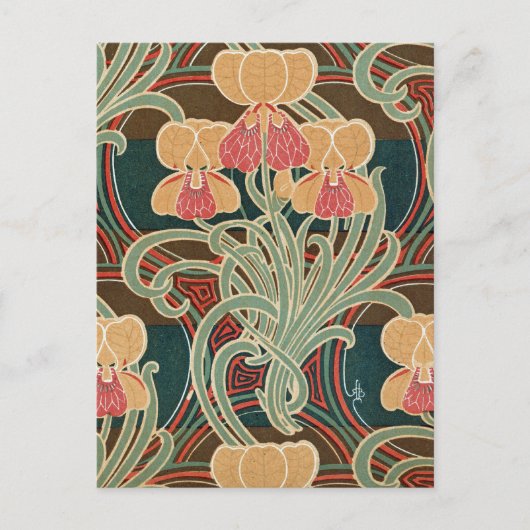 Art Nouveau Pattern #4 op Emporio Moffa Briefkaart (Voorkant)
