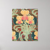 Art Nouveau Pattern #4 op Emporio Moffa Canvas Afdruk (Voorkant)