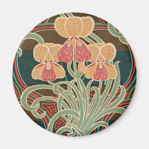 Art Nouveau Pattern #4 op Emporio Moffa Magneet
