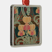 Art Nouveau Pattern #4 op Emporio Moffa Metalen Ornament (Rechts)