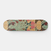 Art Nouveau Pattern #4 op Emporio Moffa Persoonlijk Skateboard (Horizontaal)