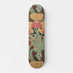 Art Nouveau Pattern #4 op Emporio Moffa Persoonlijk Skateboard