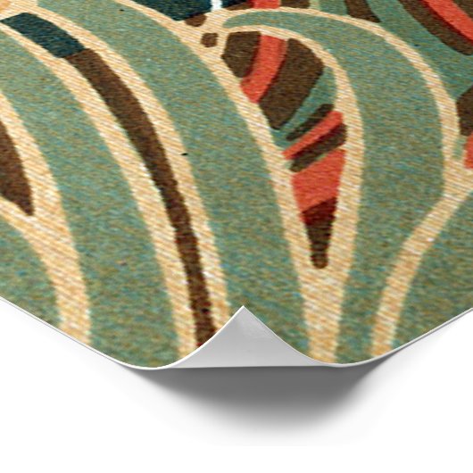 Art Nouveau Pattern #4 op Emporio Moffa Poster (Hoek)