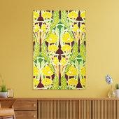 Art Nouveau Pattern #7 in Emporio Moffa Canvas Afdruk (Insitu (Woonkamer))