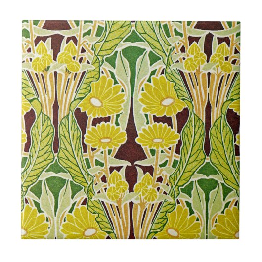 Art Nouveau Pattern #7 in Emporio Moffa Tegeltje (Voorkant)