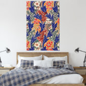 Art Nouveau Pattern #8 in Emporio Moffa Canvas Afdruk (Insitu (Slaapkamer))