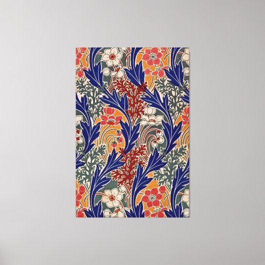 Art Nouveau Pattern #8 in Emporio Moffa Canvas Afdruk (Voorkant)