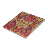 Art Nouveau Pattern #9 in Emporio Moffa Tegeltje (Zijkant)