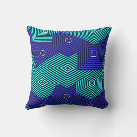 Art Nouveau Pattern Kussen (Achterkant)