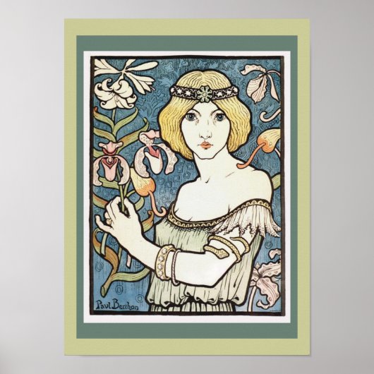 Art Nouveau ~ Paul Berthon Poster (Voorkant)