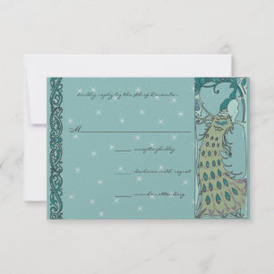 Art Nouveau  Pauw bruiloft RSVP