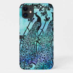 Art Nouveau Pauw Illustratie Antiek Case-Mate iPhone Case