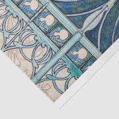 Art Nouveau Pauw, Kranen & Zonnebloemen Tissuepapier (Detail)