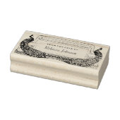 Art Nouveau Pauw Label of Briefpapier Rubberstempel (Stempel)