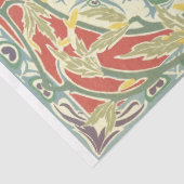 Art Nouveau Pauw Tissuepapier (Detail)