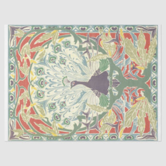 Art Nouveau Pauw Tissuepapier