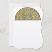 Art Nouveau Pauw Vogels Trouw Uitnodiging (Achterkant)