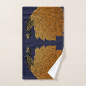 Art Nouveau Pauw Will Bradley Bad Handdoek (Handdoek)