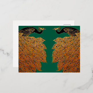 Art Nouveau Pauw Will Bradley Folie Feestdagen Briefkaart