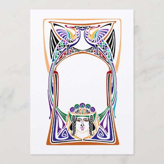 Art nouveau peace-design (Voorkant)