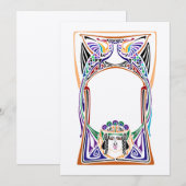 Art nouveau peace-design (Voorkant / Achterkant)