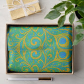Art Nouveau Peacock 18 lb Decoupage Tissuepapier (Geschenk)