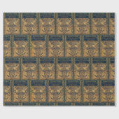 Art Nouveau Peacock Cadeaupapier (Vlak)