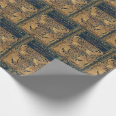 Art Nouveau Peacock Cadeaupapier (Hoek)