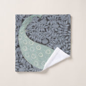 Art Nouveau Peacock Classic Bird Bad Handdoek (Wasdoekje)