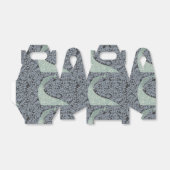 Art Nouveau Peacock Classic  Bird Bedankdoosjes (Uitgevouwen)