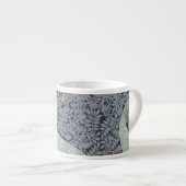 Art Nouveau Peacock Classic  Bird Espresso Kop (Voorkant rechts)