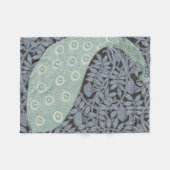 Art Nouveau Peacock Classic  Bird Fleece Deken (Voorkant (Horizontaal))